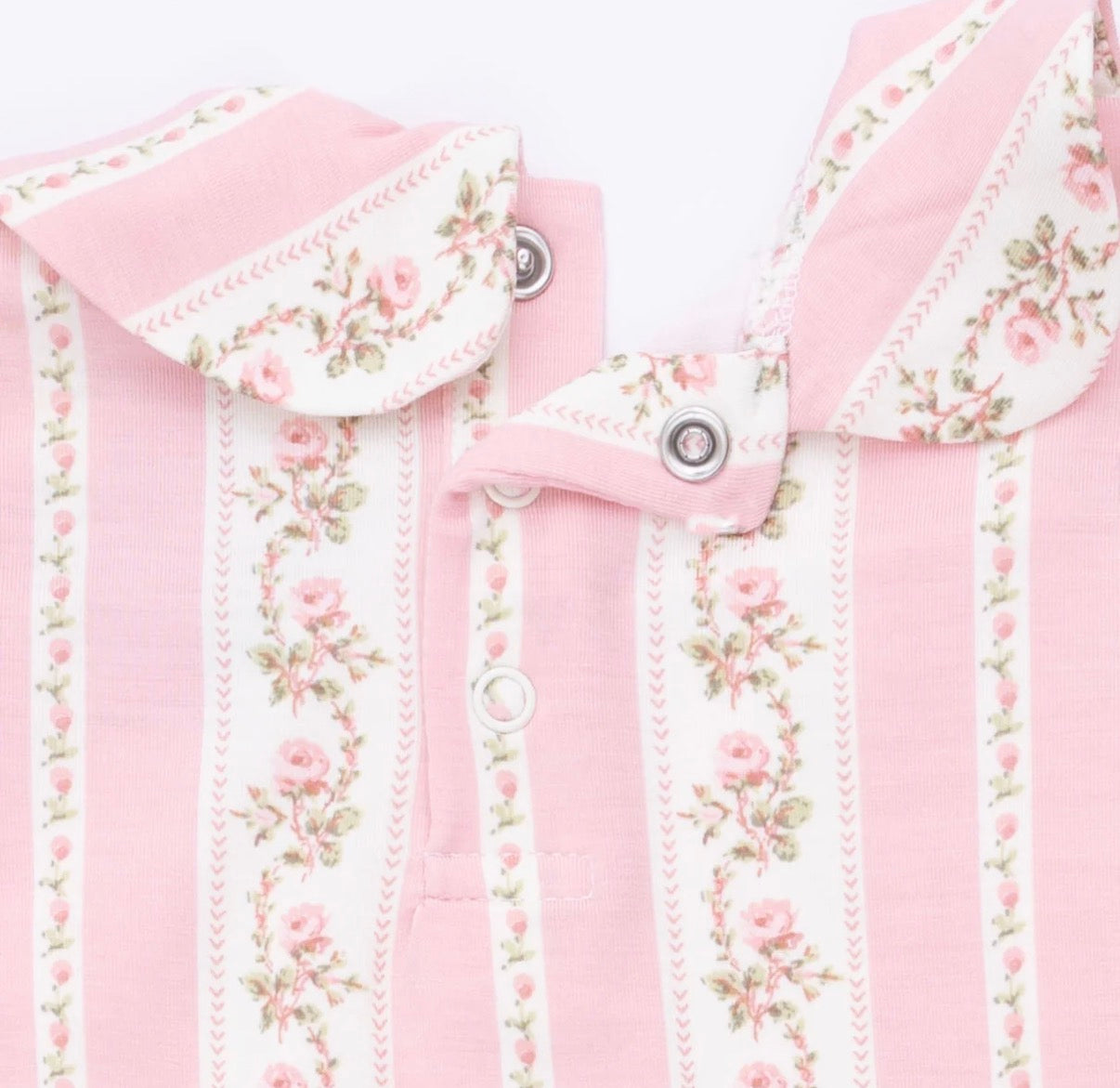 Antoinette Stripe Smocked Footie