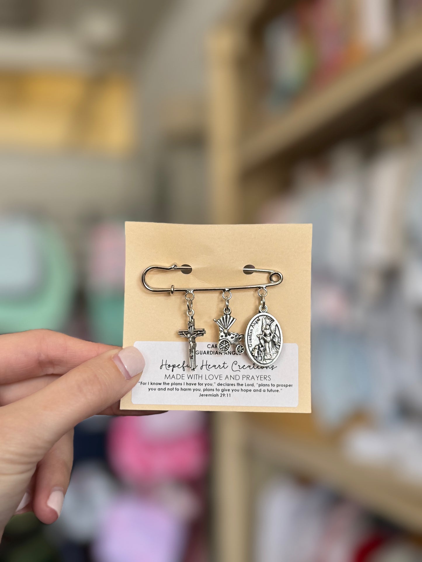 Guardian Angel Car seat Pin