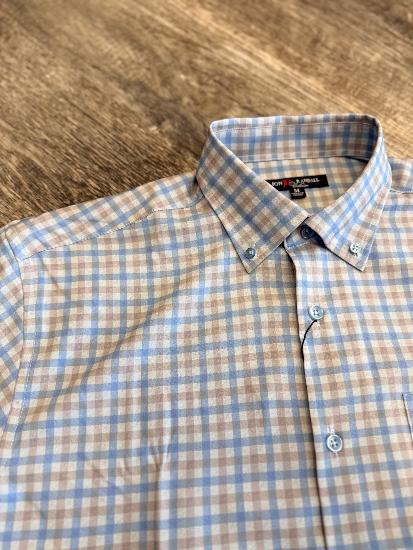 Blue Checkered Button Down