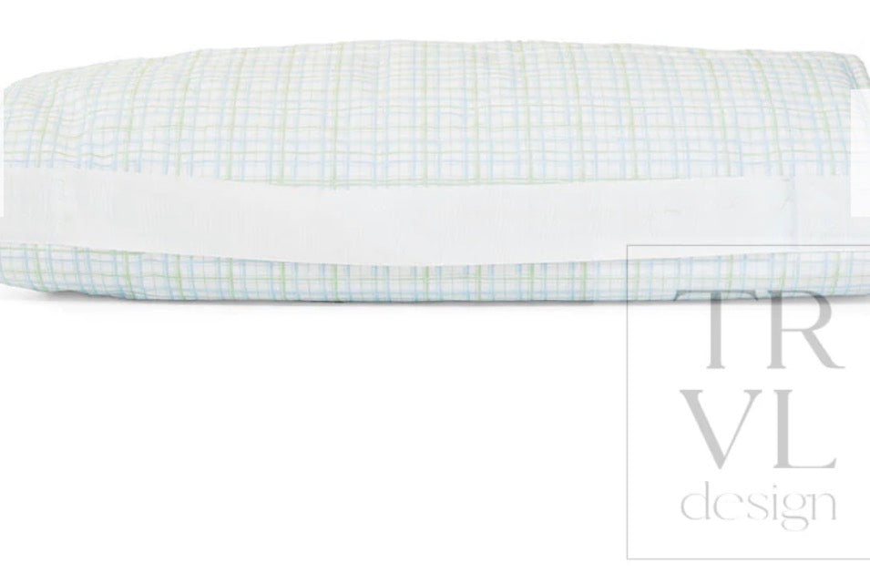 Classic Green Plaid Nap Mat