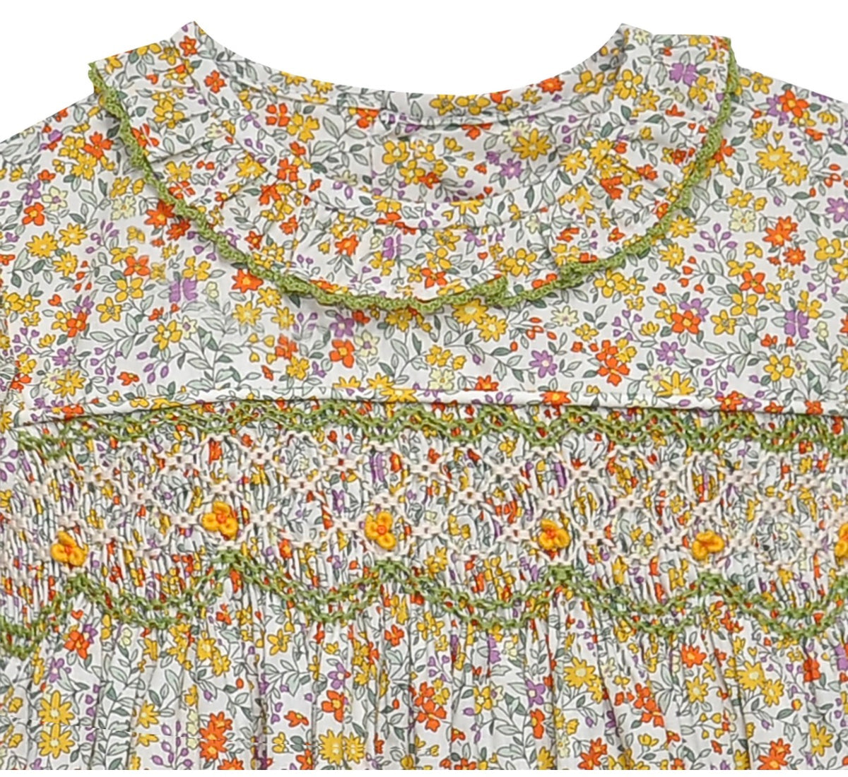 Juliette Dress- Yellow Flower