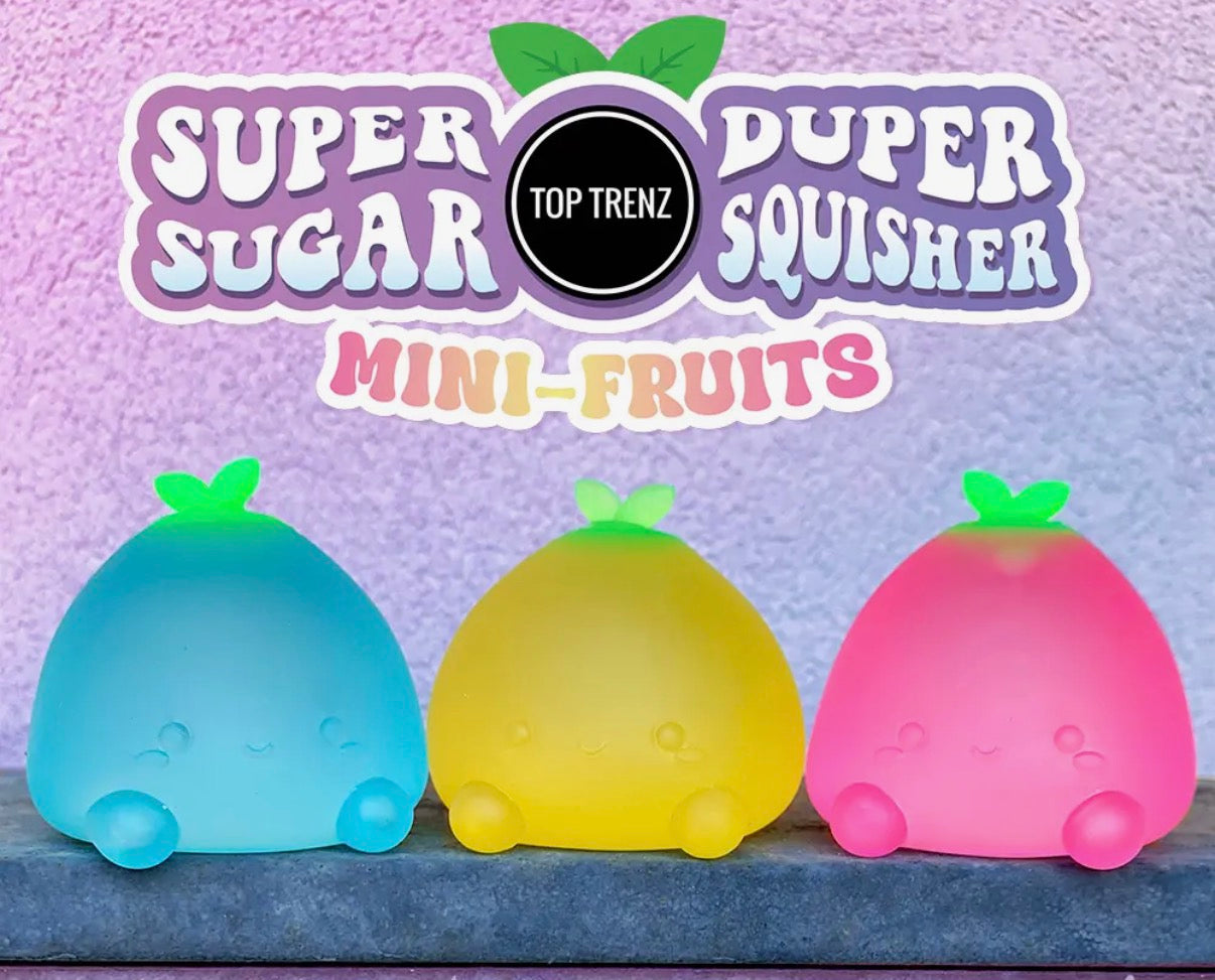 Super Duper Sugar Squishy Mini Fruit Pack