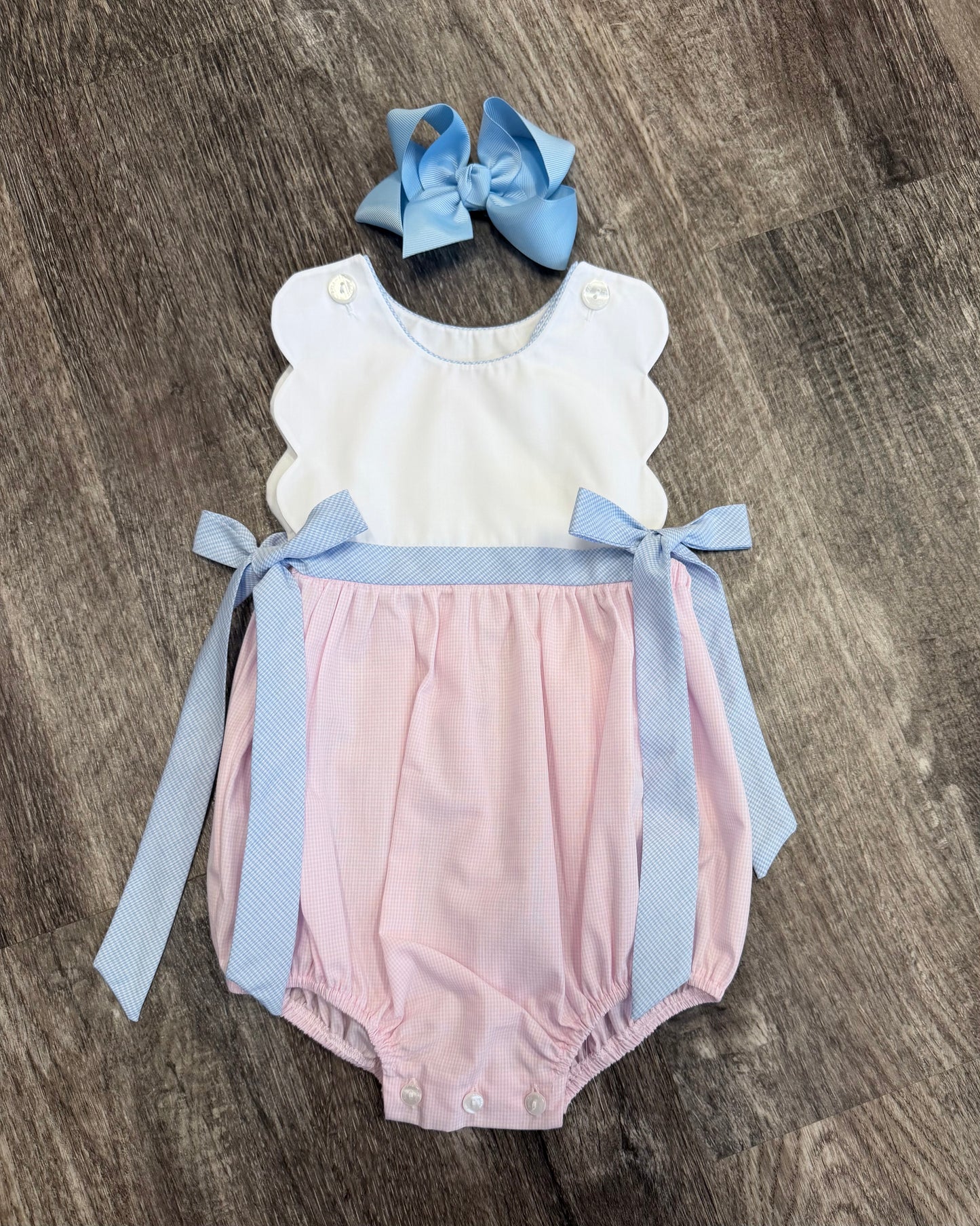 Nettie Pink Scallop Bubble