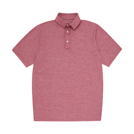 Light Red Heather Polo