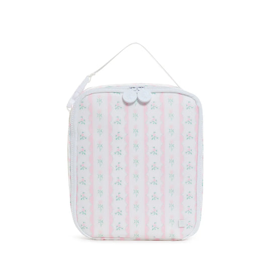 Pink Ribbon Floral Lunch Box