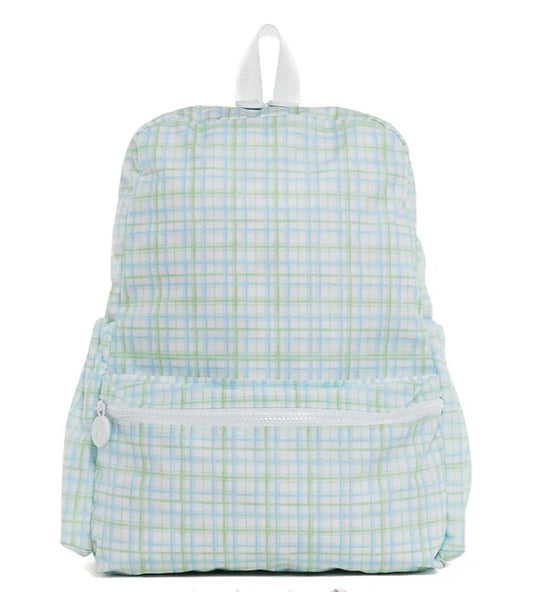 Classic Green Plaid Backpacker