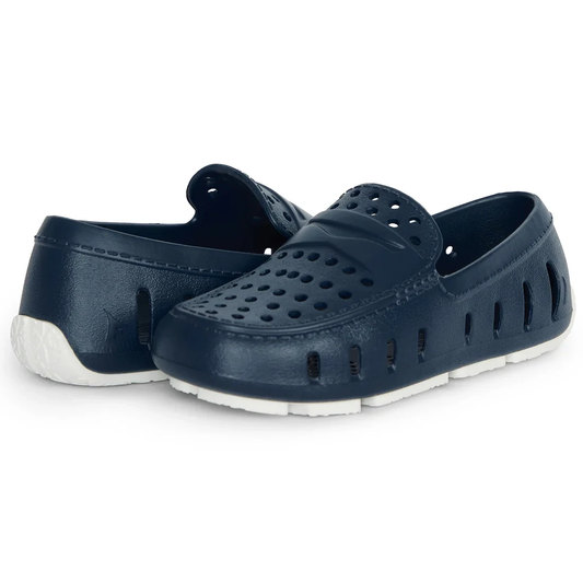 Prodigy Driver Floafers- Navy Peony/White