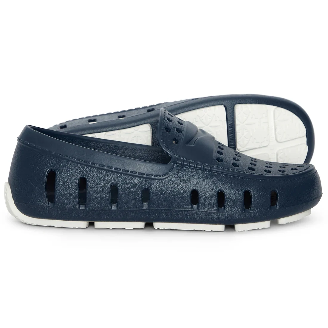Prodigy Driver Floafers- Navy Peony/White