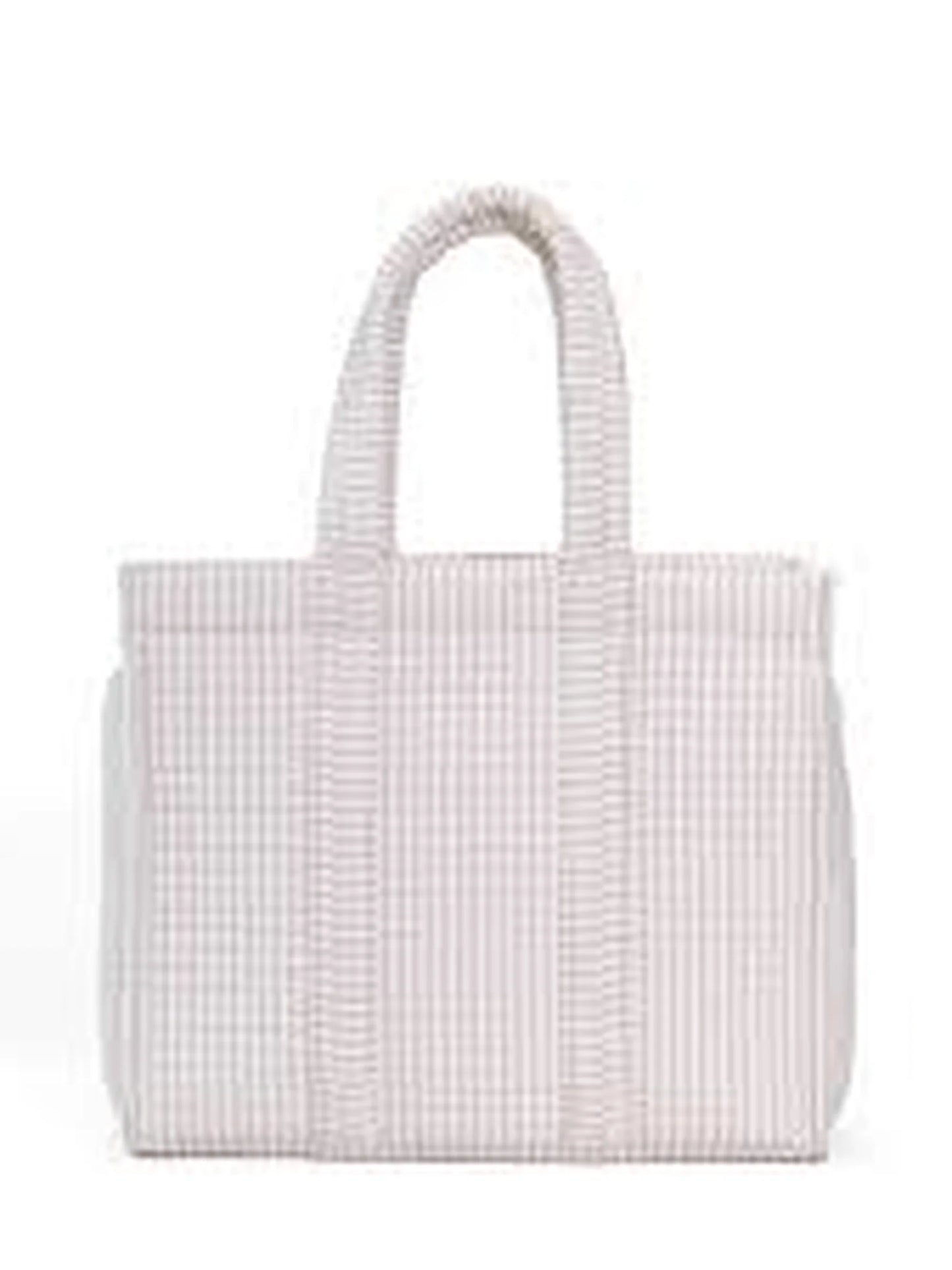 Quilted Go Go Tote Pimlico Stripe Sand