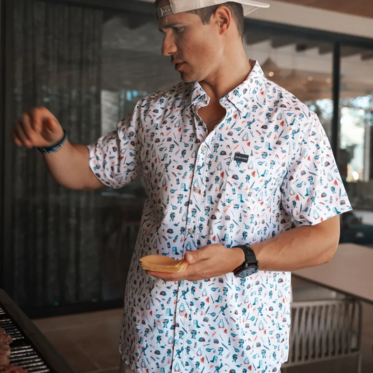 Performance Button Up- Grill Master