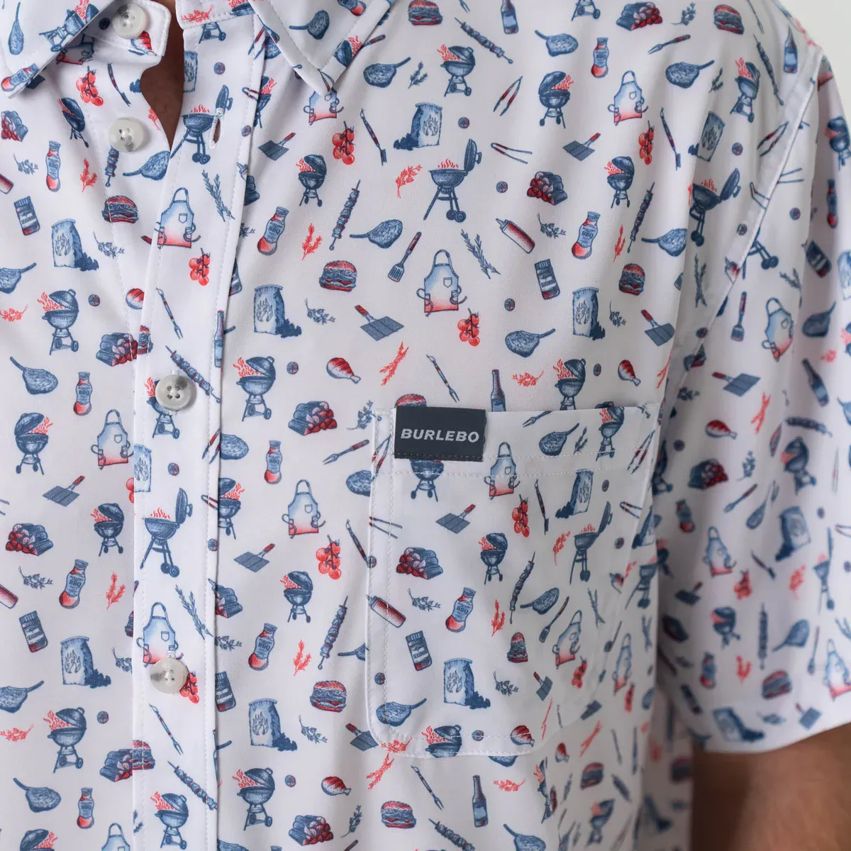 Performance Button Up- Grill Master