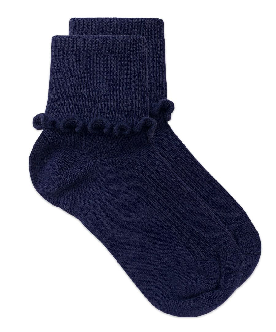 Ripple Edge Cuff Sock- 2211