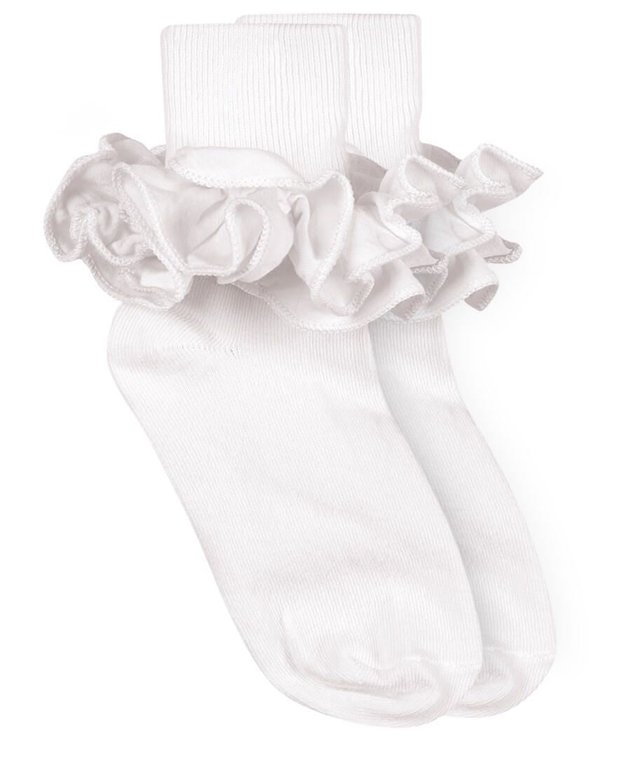 Ruffle Cuff Socks- 2143