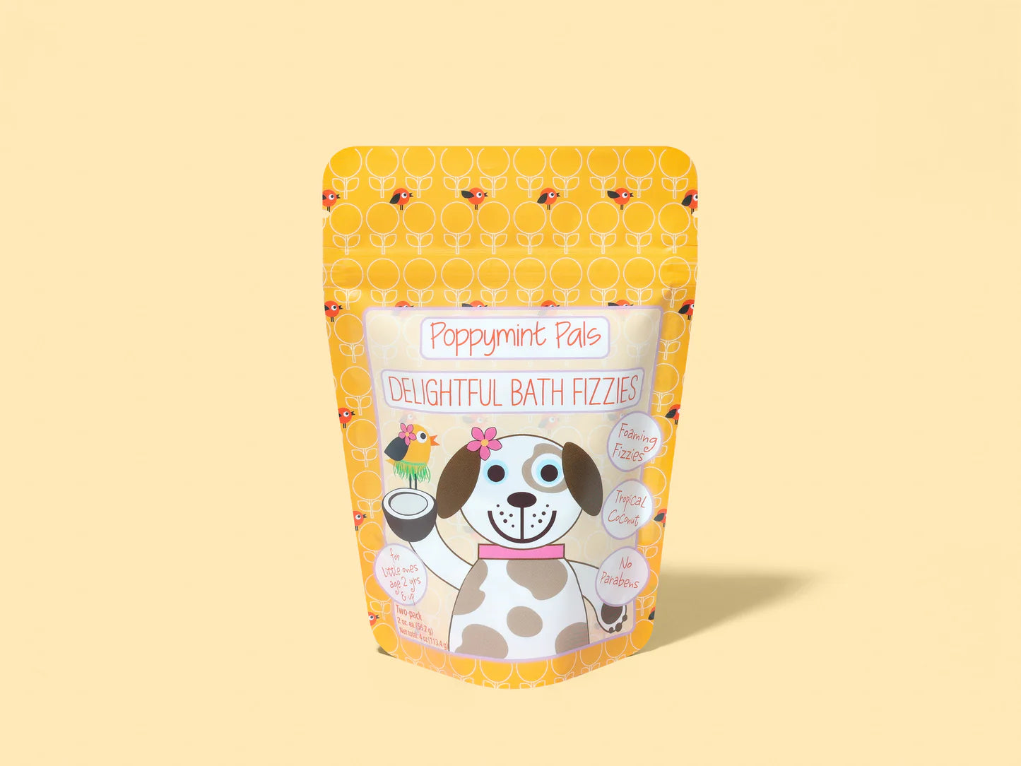 Foaming Bath Fizzies- Tropical Coconut