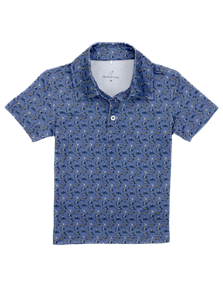 Youth Inlet Polo- Flock