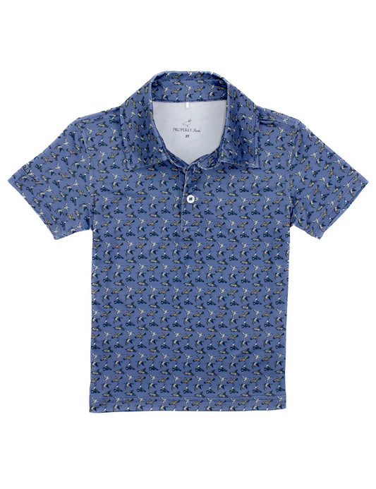 Youth Inlet Polo- Flock