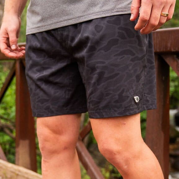 Athletic Short- Black Camo