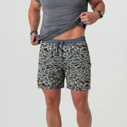 Athletic Short- Retro Deer Camo