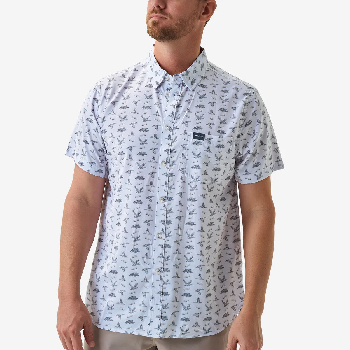 Performance Button Up- Ducks and Calls