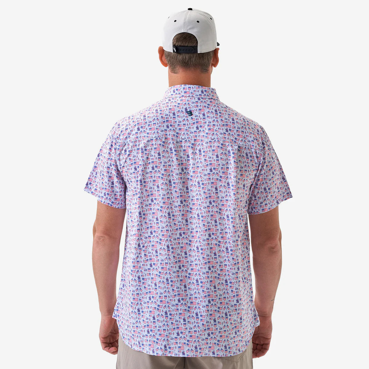 Performance Button Up- Old Glory