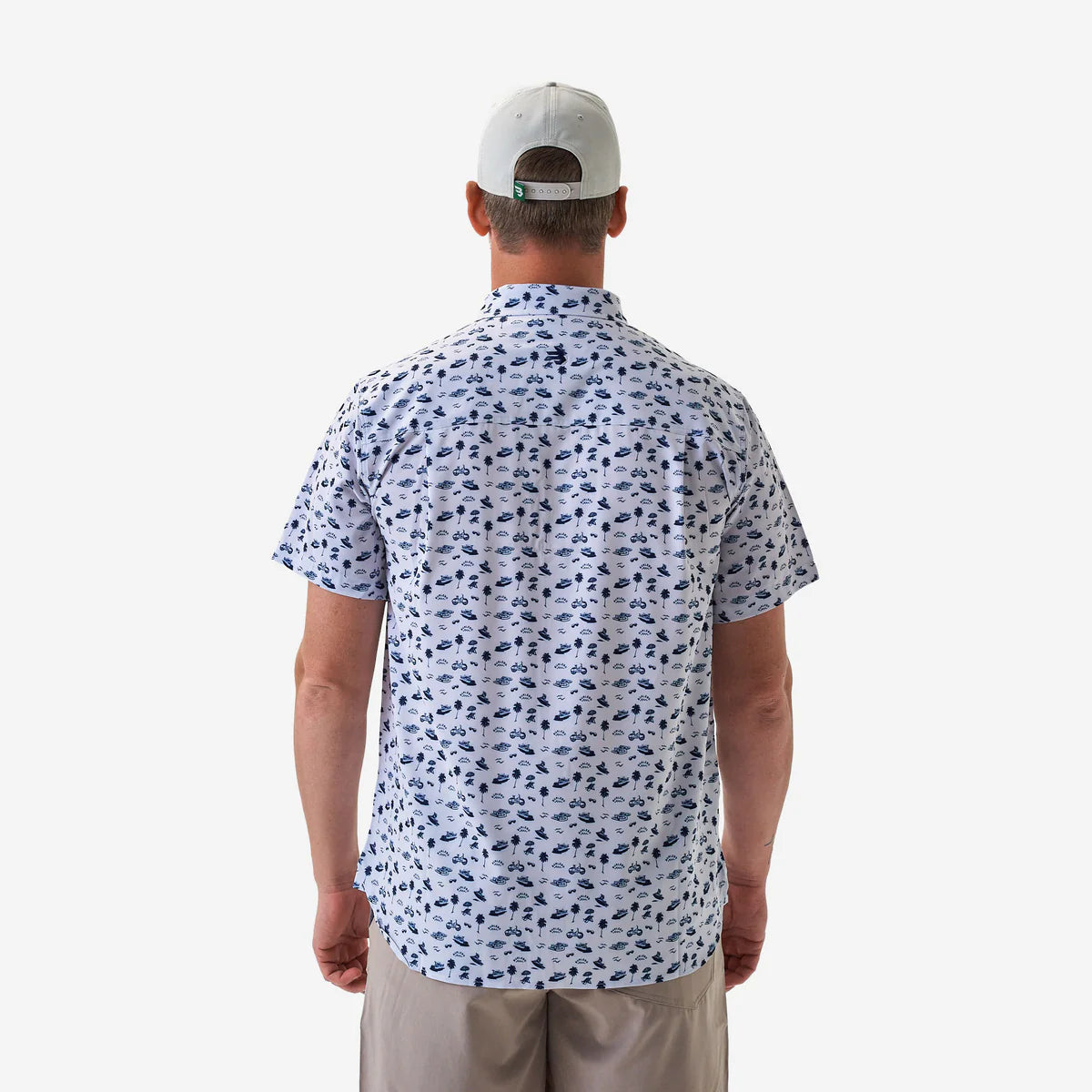Performance Button Up- On the Water