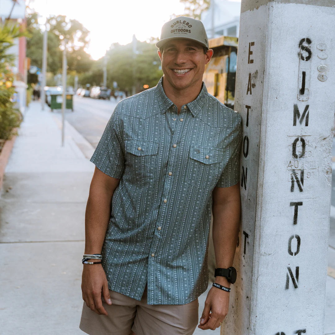 Performance Western Shirt- Ranch Sage