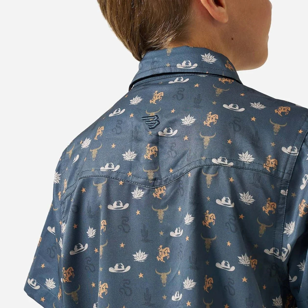Youth Western Shirt Desert Night