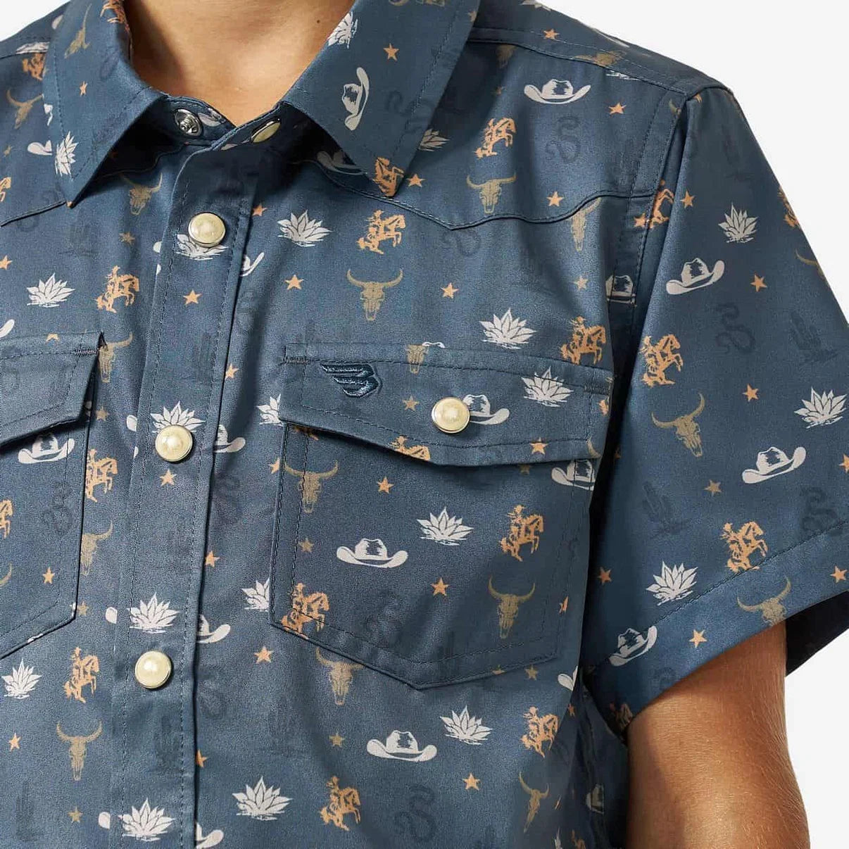 Youth Western Shirt Desert Night