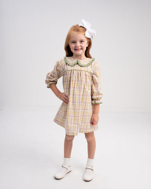Cecilia Harvest Fields Plaid Dress