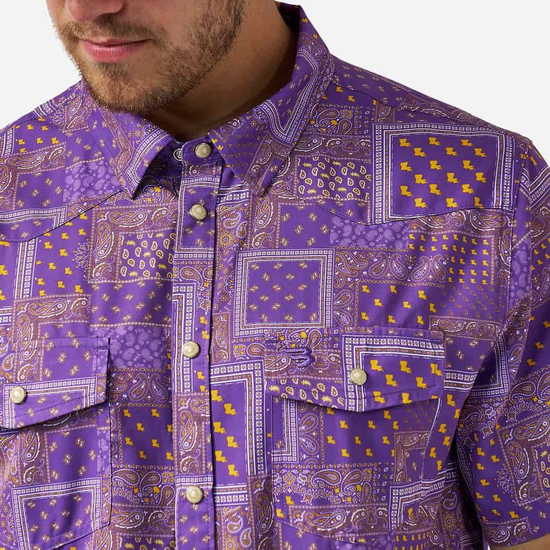 Performance Western Shirt Louisiana Paisley