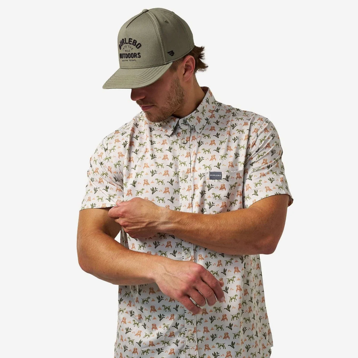 Performance Button Up Mallard Duck Dog