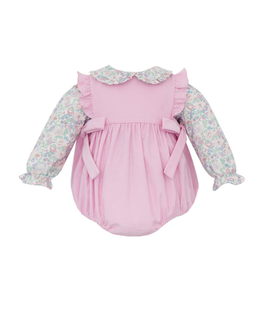 Pink Liberty Floral Corduroy Bubble