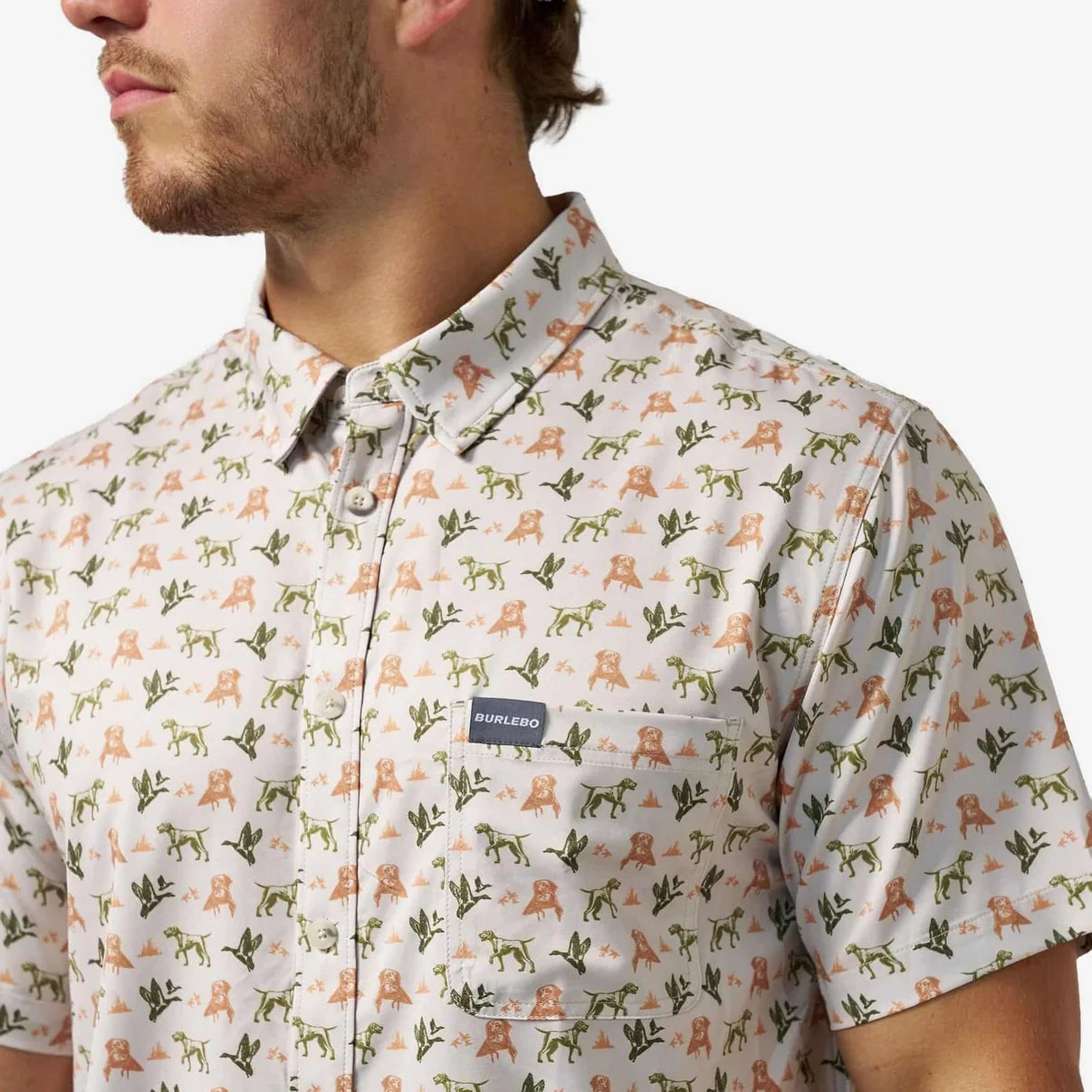 Performance Button Up Mallard Duck Dog