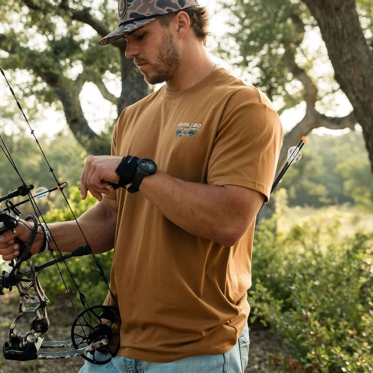 SS Tee Bow Hunter Light Brown