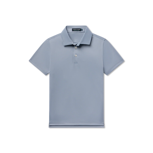 Youth Ballycastle Performance Polo- Light Blue