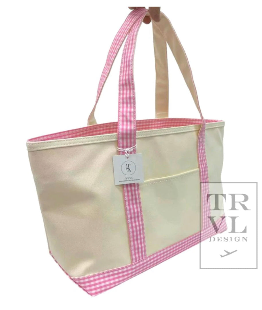 Gingham Pink TRVL