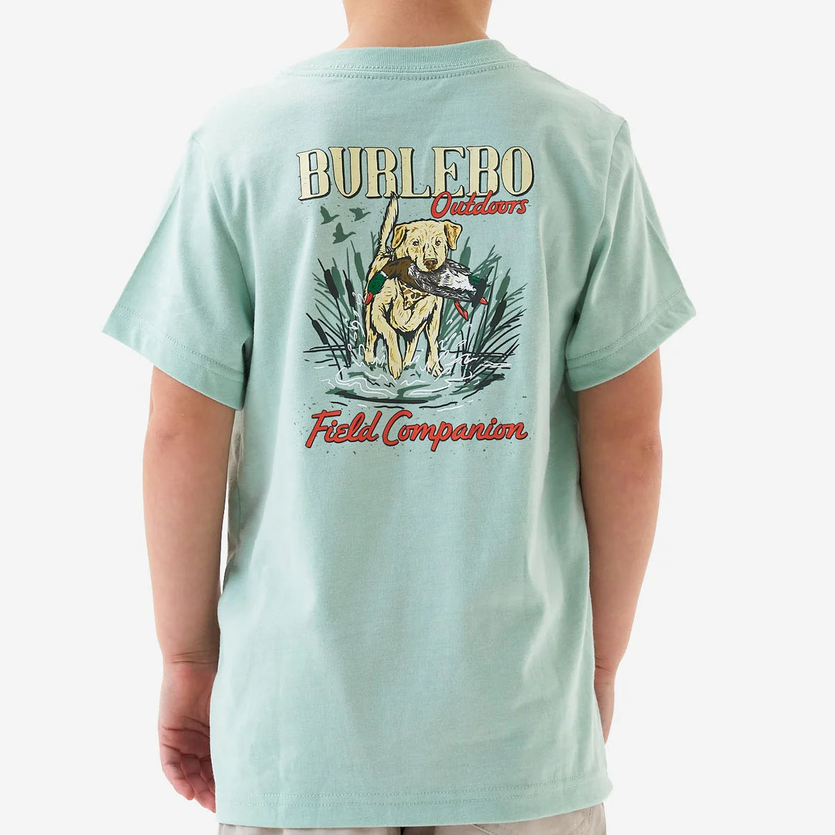 Youth Field Companion Tee- Heather Sage