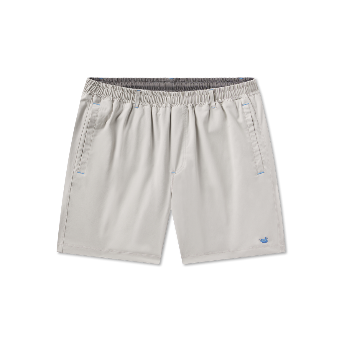 Billfish Lined Performance Short- Light Gray