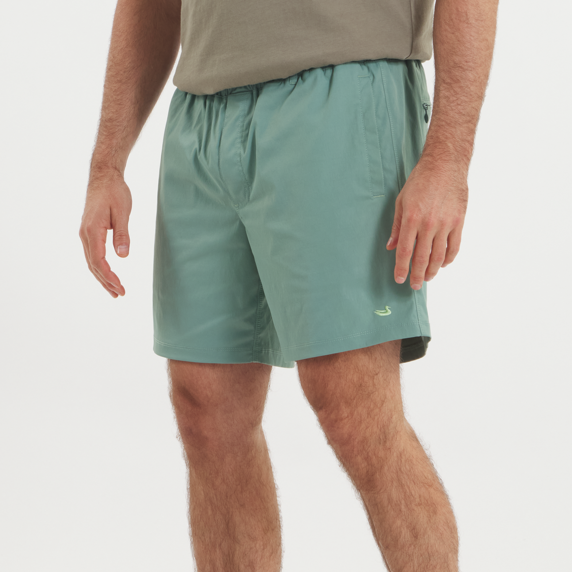 Billfish Lined Performance Short- Burnt Sage