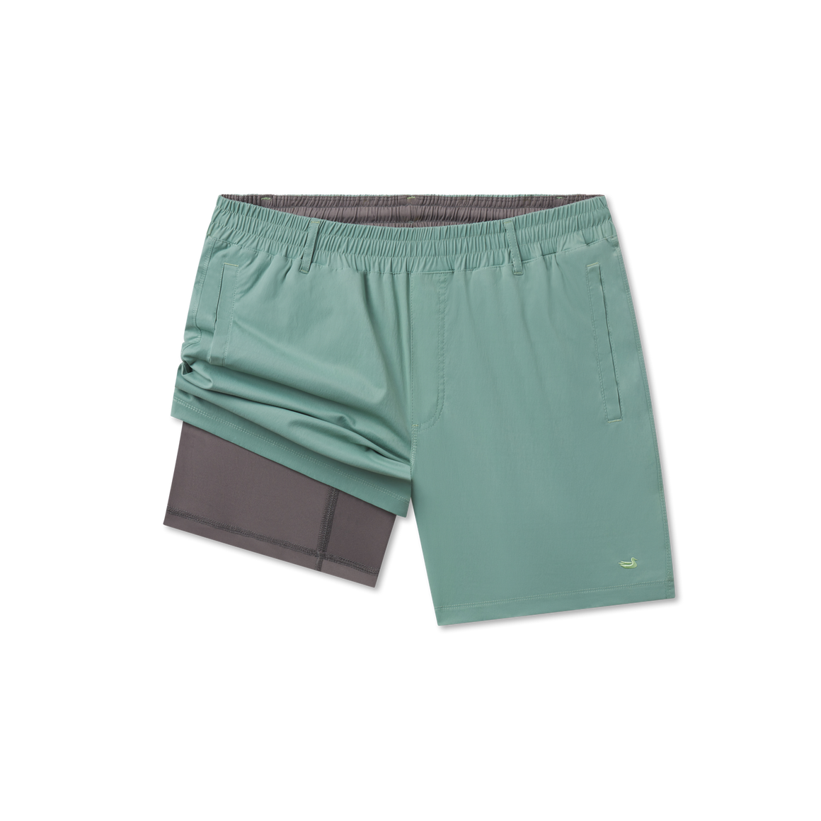 Billfish Lined Performance Short- Burnt Sage