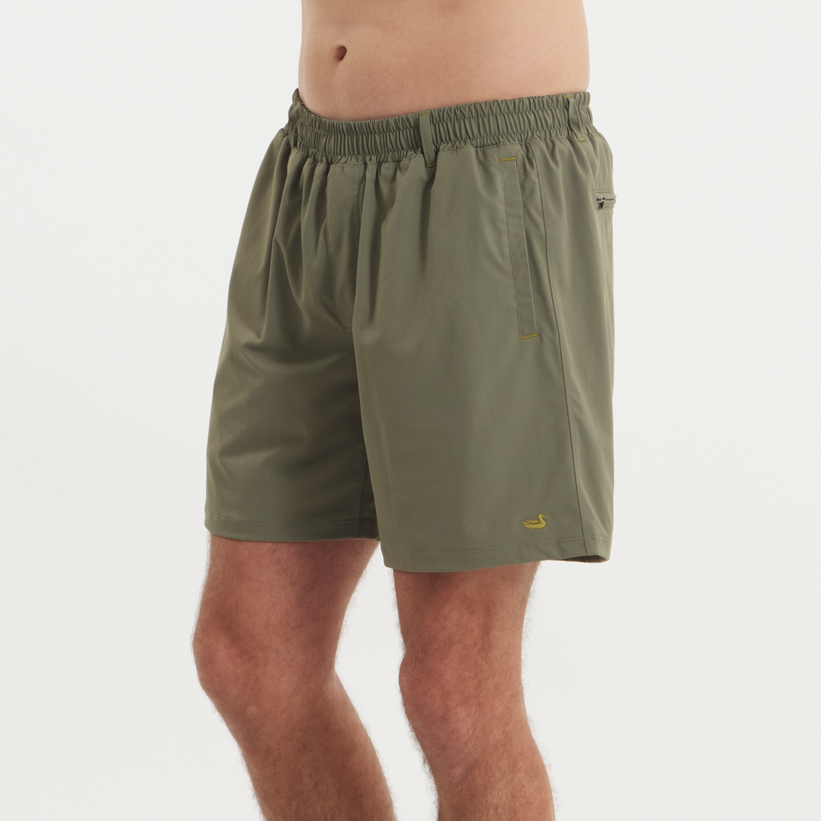 Billfish Lined Performance Short-Dark Olive