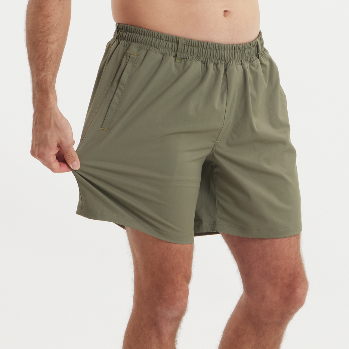 Billfish Lined Performance Short-Dark Olive