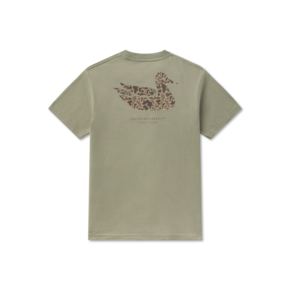 Youth Duck Originals-Camo: Bat Green