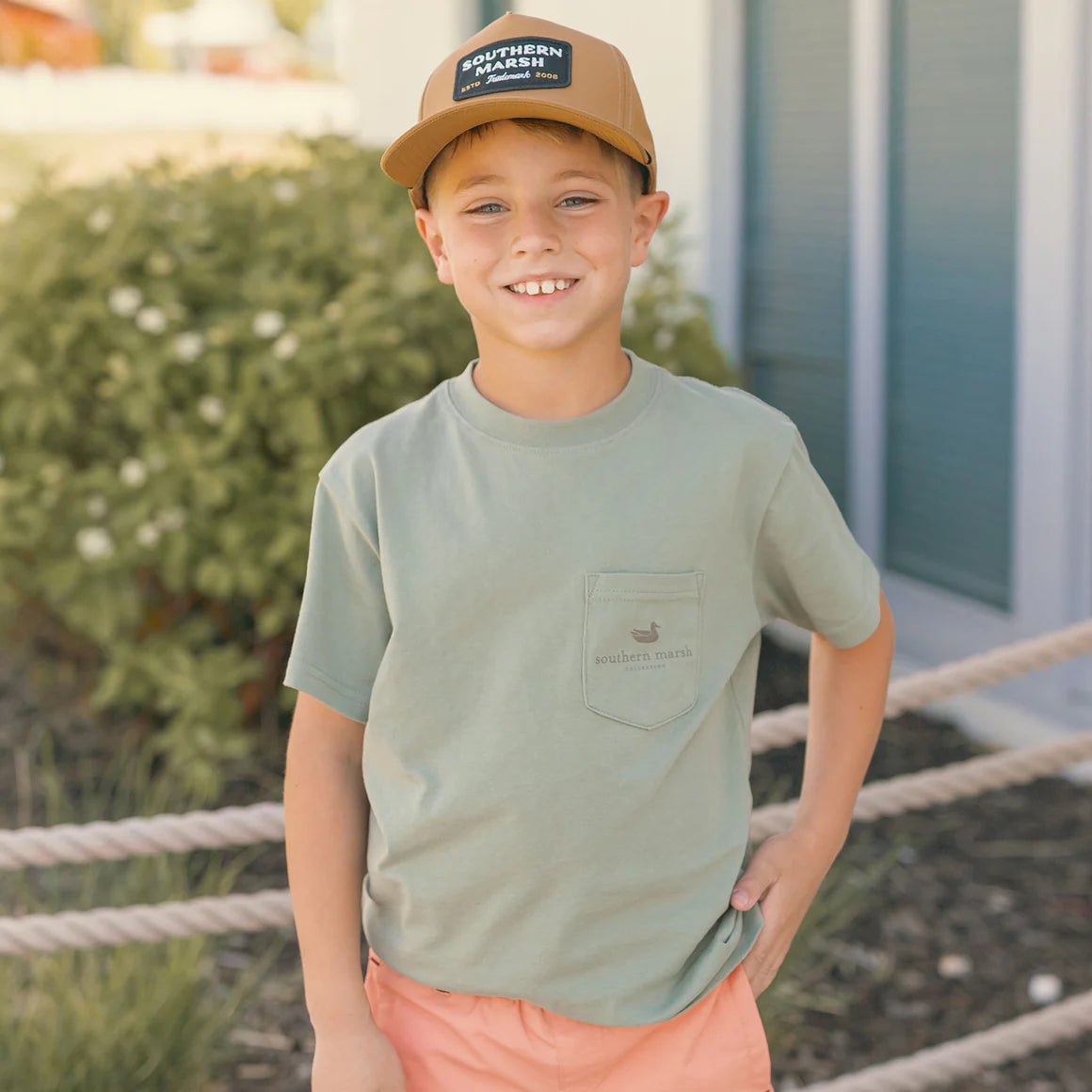 Youth Duck Originals-Camo: Bat Green