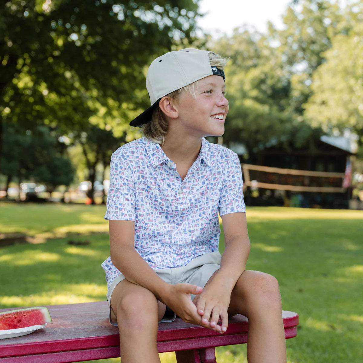 Youth Polo- Old Glory
