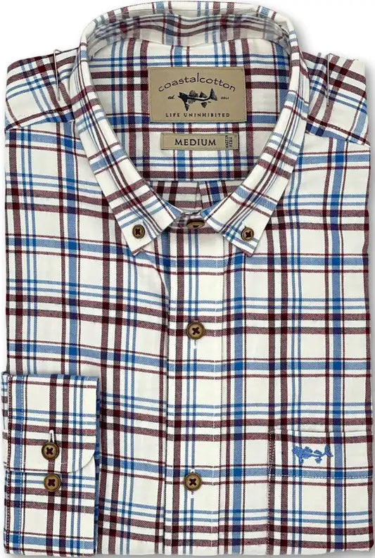 Cotton Twill Sport Shirt: Surf