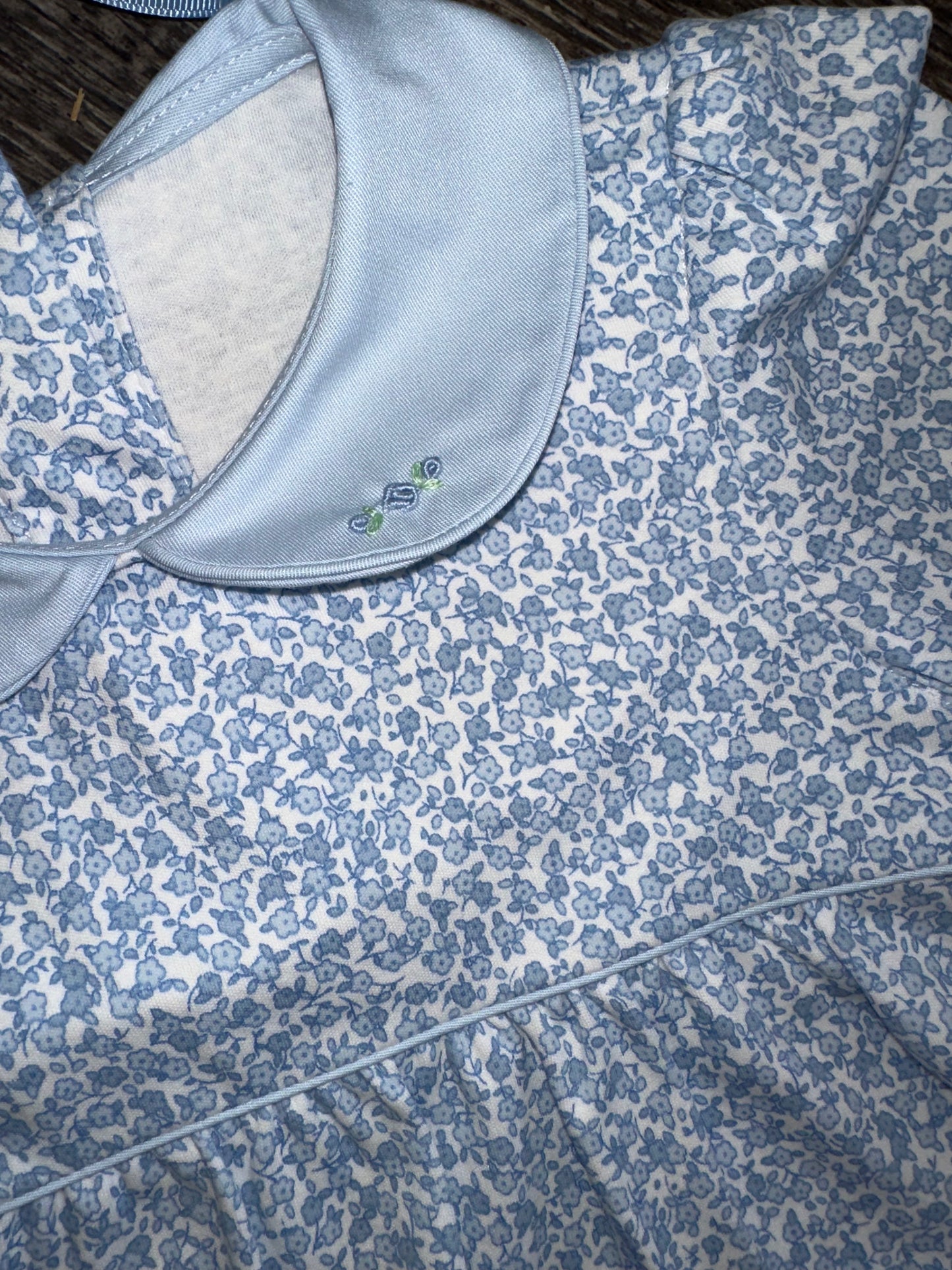 Blue Liberty Print Bloomer Set