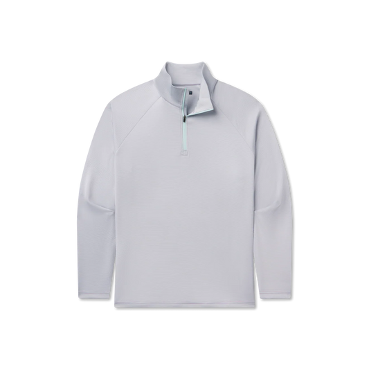 Southhampton Performance Quaterzip Stripes- Wharf Purple and Mint