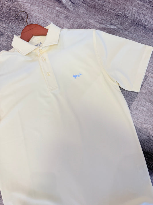 Solid Pique Polo- Yellow