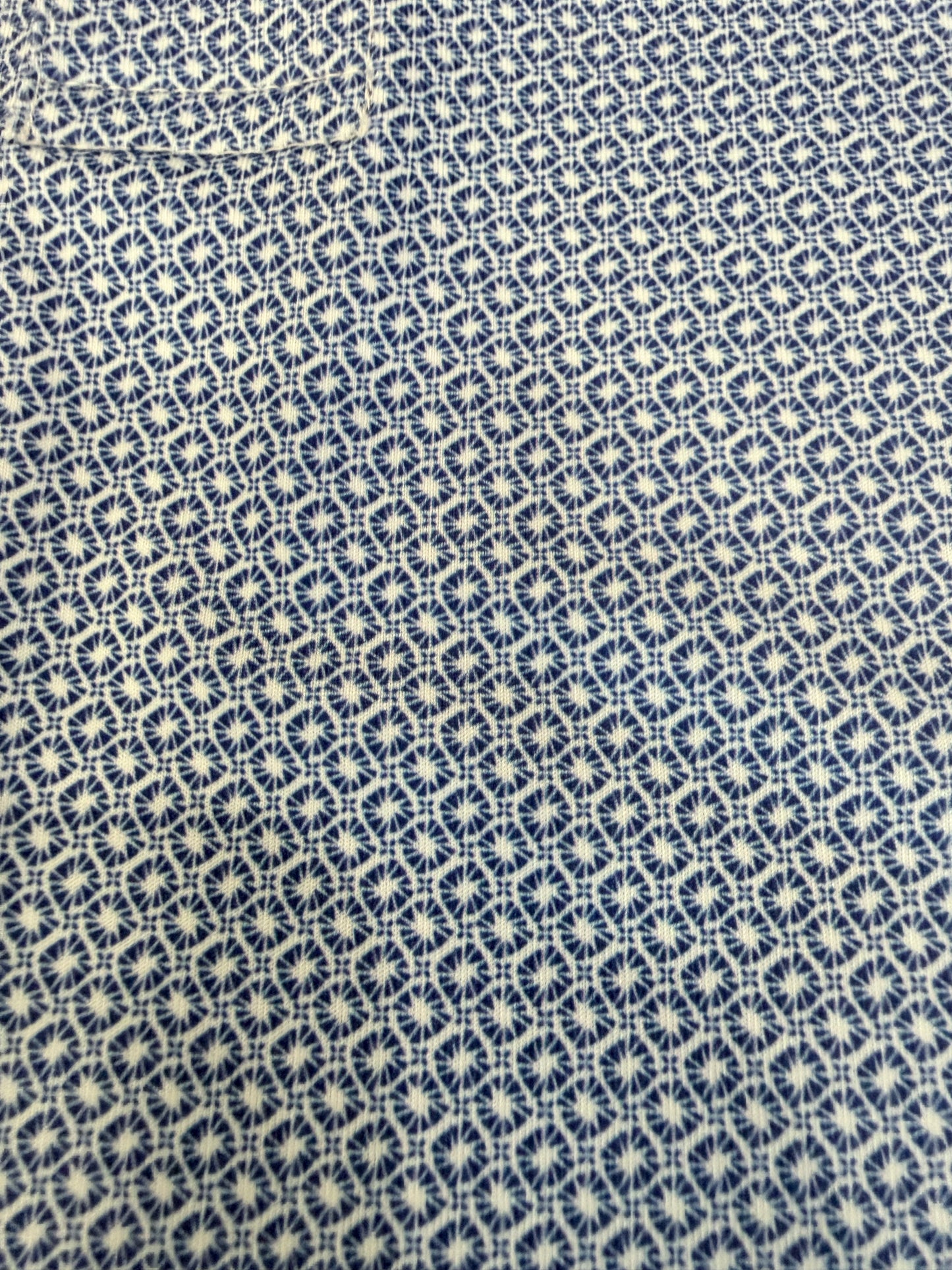 Starburst Print Polo
